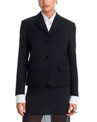 ジル・サンダー レディース アウター ジャケット・ブルゾン クロップド ブレザー Jil Sander Slim Cropped Blazer Black ブラックのサムネイル
