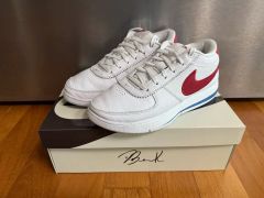 Nike BOOK 1ホワイト/レッド シューズ - メルカリ