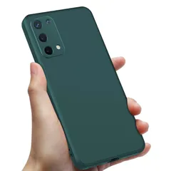 DUTZNZ 対応 OPPO A54 5G 用の ケース 耐衝撃 薄型 スリム シリコン TPU カメラ保護 ワイヤレス充電 ケース ストラップホール 指紋 防止 スマホケース 軍緑 0200A-a54-04のサムネイル