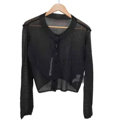 アズールバイマウジー AZUL by moussy 24SS シアークルーネックボタンカーディガン レディース FREE のサムネイル