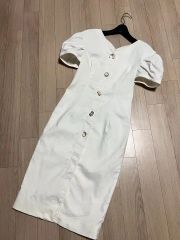 シルク✨ラルフローレンパープルレーベル ボウタイ フレンチスリーブ