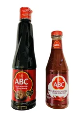 ABCブランドセット品 インドネシア№１ 本場の輸入調味料 インドネシア料理に (ケチャップマニス＋サンバルエキストラペダス(激辛) 【2種食べ比べセット】) [ケチャップマニス＋サンバルエキストラペダス(激辛) 【2種食べ比べセット】]のサムネイル