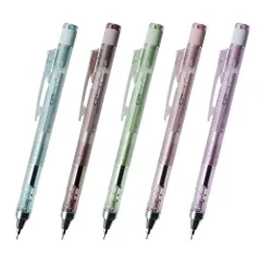 新品 トンボ鉛筆 シャーペン 0.5mm MONO モノグラフ パステルグラスカラー 5本 アソート DHA-541XAZのサムネイル