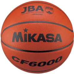 ミカサ MIKASA バスケット 検定球 6号 天然皮革 高品質 公式試合球 部活 練習 試合 大会 筋トレ トレーニング 自主練習 朝練 ぼーる ばすけっとぼーる 学生 社会人 サークル  CF6000 ブラウンのサムネイル