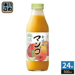 マルカイ 順造選 マンゴ マンゴージュース 500ml 瓶 24本 (12本入×2 まとめ買い) 果汁飲料 Mango レモンのサムネイル