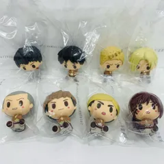 中古 全8種セット-G賞ちょこのっこフィギュア「獣の巨人は俺が仕留める/一番くじ進撃の巨人」