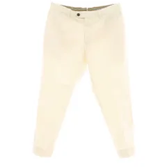 【中古】ジェルマーノ GERMANO ストレッチ コットン カジュアルスラックスパンツ オフホワイト【サイズ48】【メンズ】のサムネイル