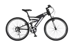 在庫処分 HUMMER(ハマー) フルサスペンション DH2618-E 26インチ マウンテンバイク 極太アルミフレーム Wサスペンション シマノ製18段変速機搭載 強靭なハマーのマウンテンバイク 13174のサムネイル