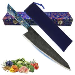 Utaki 牛刀 ダマスカス V金10号 刃渡り240mm ステンレス 67層 - メルカリ