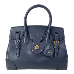 RalphLauren(ラルフローレン) ハンドバッグ美品  リッキー27 ネイビー レザーのサムネイル