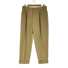 サイ SCYE SAN JOAQUIN COTTON CHINO PLEATED TROUSERS メンズ FR：36-38 のサムネイル