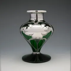♥銀化♥　ガラス　♥　花瓶　♥　花器　一輪挿し　骨董　古玩 2026年最新】花瓶 銀の人気アイテム - メルカリ