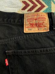 レアRタグ Levi's 501 ブラックデニム W34 L32 裏ボタン555 - メルカリ
