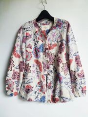 タグ付き未使用✨ ヴィヴィアンタム ノーカラージャケット 花柄 カット