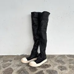 名作 Rick Owens リックオウエンス ロング ブーツ BLACK ブラック サイズ 36 806-0350のサムネイル