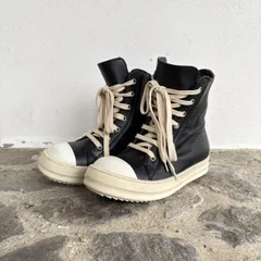 名作 Rick Owens リックオウエンス RAMONES SNEAKERS ラモーンズ スニーカーズ スニーカー BLACK ブラック サイズ 36 806-0350のサムネイル