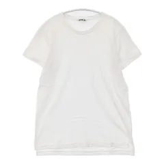 AURALEE 綿100％ 無地 丸胴 日本製 サイズ1 半袖Ｔシャツ カットソー ホワイト レディース オーラリー【中古】6-0609S△のサムネイル