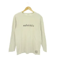 アーバンリサーチ ドアーズ URBAN RESEARCH DOORS melelana Tシャツ M グレージュ 文字プリント 長袖 /CK4 ■ECA006のサムネイル