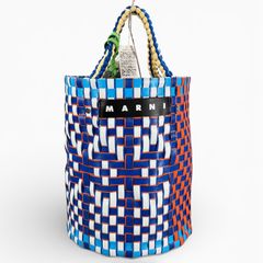 MARNI MARKET JURTA クロシェバッグ ライトブルー - メルカリ