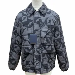 未使用品▼LOUIS VUITTON ルイヴィトン 2022年製 HMB09E モノグラムフラワー キルティング 中綿入り WZIPUP ジャケット 50 正規品 メンズのサムネイル