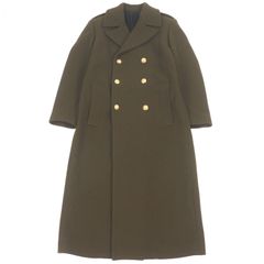 20SS CELINE セリーヌ 金ボタン ダブルブレスト チェスターコート