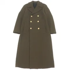 未使用品□CELINE セリーヌ 2M653863C ウール 金ボタン ダブルブレスト ロングチェスターコート カーキ 34 イタリア製 正規品 メンズのサムネイル