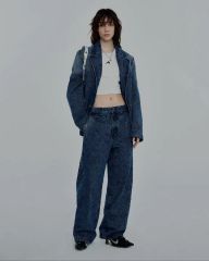 SECTION DROP FLERE DENIM 44 OURS 深水さん - メルカリ