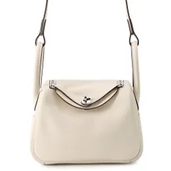 エルメス ハンドバッグ リンディ ミニ ナタ/シルバー金具 スイフト K刻印 HERMES バッグ 2wayショルダーバッグのサムネイル