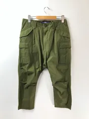 【中古品】 19SS SAROUEL CARGO PANTS KHAKI WC-P032 AD2018 サルエル カーゴパンツ 綿ナイロンツイル 塩縮撥水加工 【151-260213-rt-15-tag】のサムネイル
