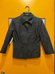 Y【Y11-85】◇ COMME CA DU MODE　サイズ不明　ナイロンジャケット　黒色　レディースのサムネイル