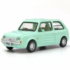【中古】ミニカー 1/64 Nissan PAO アオシマオリジナルカラー(グリーン) 「Nissan PAOコレクション」 パイクカーシリーズ Vol.02のサムネイル