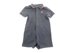 RALPH LAUREN ラルフローレン コットン100% ロンパース ベビー服 表記サイズ 6M 洋服 ネイビー系 DN4431のサムネイル