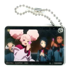 【中古】キーホルダー 集合(地球寮の仲間たち) 「機動戦士ガンダム 水星の魔女 カプセルスクエア名場面アクリルチャーム」 バンダイナムコアミューズメント限定のサムネイル