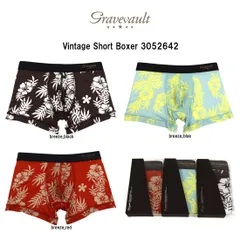 gravevault(グレイブボールト)ボクサーパンツ ショート 前閉じ ナイロン 日本製 メンズ 男性用 下着 Vintage Short Boxer 3052642のサムネイル