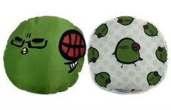 [Used] Cushion/Body Pillow (Character) D: Shintaro Midorima Round Cushion "Kuroko's Basketball" Kuroko's Basketball Festival Goods