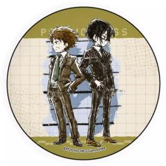 [중고] 배지 핀즈 (캐릭터) 기노자 & 정륙 [PSYCHO-PASS 사이코 패스 그래프 아트 디자인 캔 배지 01]