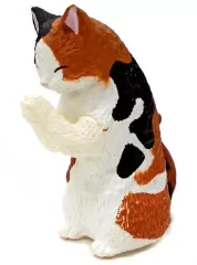 【中古】トレーディングフィギュア 三毛猫 「合掌匠 ～猫拝～」