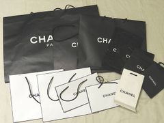 CHANEL シャネル 紙袋 ショッパー バッグ ショップ袋 ブラック 黒 5枚