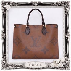 *Coupon available* [A Rank] Louis Vuitton OnTheGo MM M45321 Monogram Giant Reverse RFID verified Box and dust bag included Excellent condition