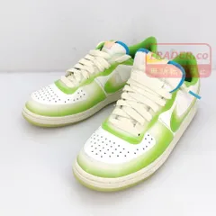05w22156 ナイキ NIKE ターミネーター ロー プレミアム TERMINATOR LOW PRM Soft Vinyl ライトグリーン 27.0cm US9 UK8 メンズ スニーカー N7651-133 【中古品】のサムネイル