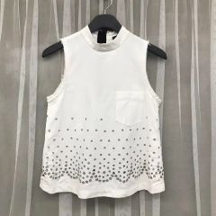 VALENTINO カットワーク刺繍 レース半袖トップス ホワイト - メルカリ