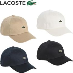 LACOSTE ラコステ ベーシック コットン キャップ L1279 ワンポイント ワニロゴ