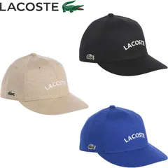 LACOSTE ラコステ コットン リネン EMB キャップ L1398 スナップバックのサムネイル