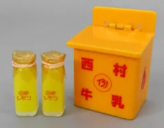 【中古】トレーディングフィギュア 受け箱オレンジ 「レトロ牛乳箱＆牛乳瓶マスコット2」のサムネイル