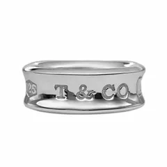 Tiffany&Co. ティファニー 8.5号 1837 ミディアム リング 指輪 SV925 新品仕上済 【中古】のサムネイル