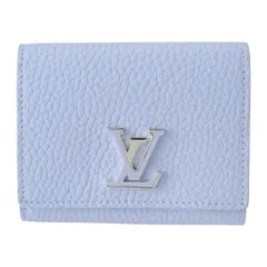 新品 ルイヴィトン Louis Vuitton 2つ折り財布 CAPUCINES TINY WALLET フローズンブルーのサムネイル