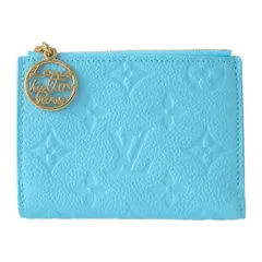 新品 ルイヴィトン Louis Vuitton 2つ折り財布 RAINBOW PORTEFEUILLE LISA グレープブルーのサムネイル