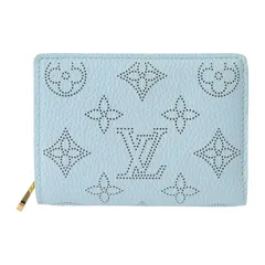 新品 ルイヴィトン Louis Vuitton 2つ折り財布 PORTEFEUILLE CLEA スカイブルー/シトラスのサムネイル