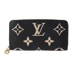 新品 ルイヴィトン Louis Vuitton 長財布 ZIPPY WALLET BICOLOR ノワール/ベージュのサムネイル