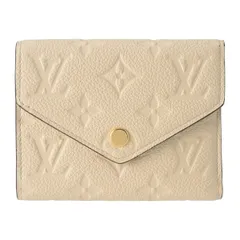 新品 ルイヴィトン Louis Vuitton 2つ折り財布 PORTEFEUILLE VICTORINE クレームのサムネイル